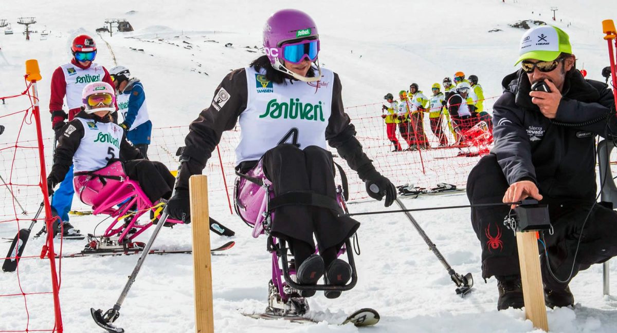 Irene Villa, bronce en el 13 Trofeo Santiveri Sierra Nevada El Corte Inglés en mujer silla.