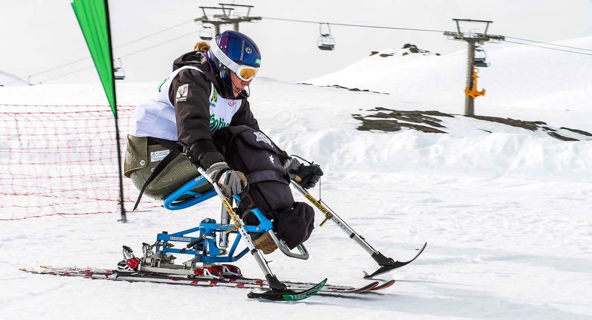 Nathalie Carpanedo, oro en el 13 Trofeo Santiveri Sierra Nevada El Corte Inglés en mujer silla.