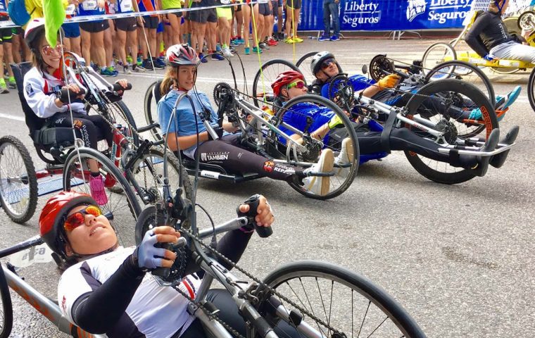 Equipo Handbike Fundación Repsol - Fundación También en la X edición de la Carrera Liberty