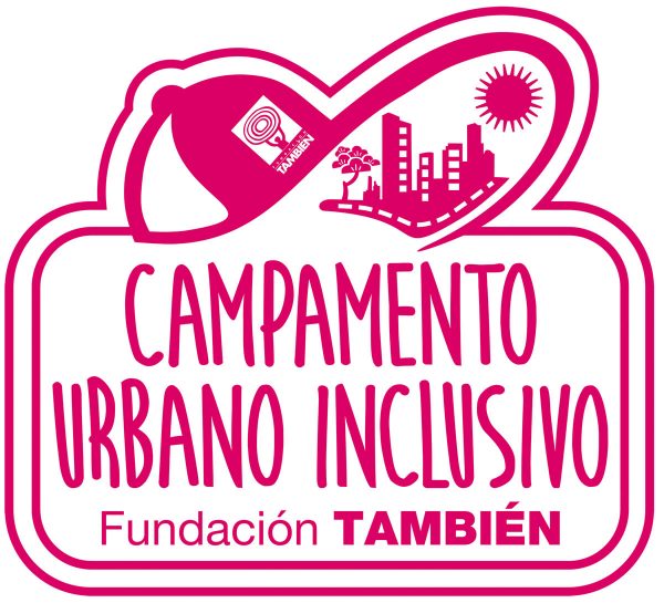 Logotipo Campamento urbano inclusivo Fundación También