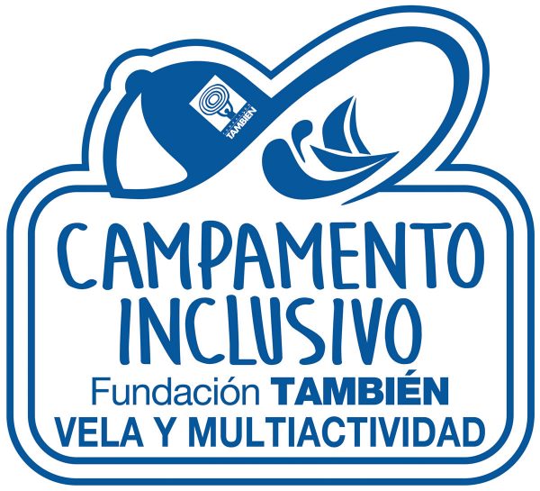 Logotipo Campamento inclusivo de Vela y Multiactividad Fundación También