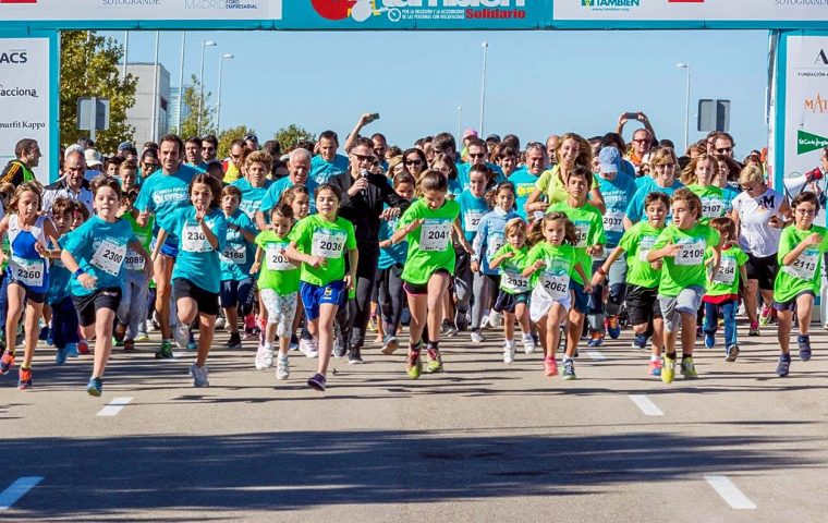 Salida de la 6 edición de la Carrera Popular Madrid También Solidario
