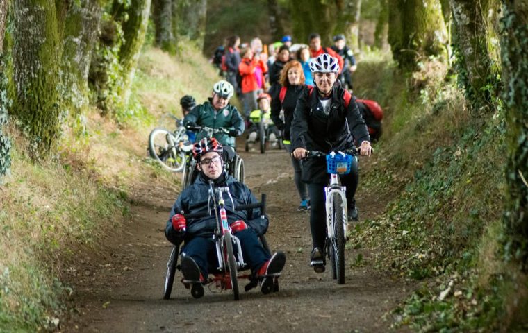 Camino de Santiago en bicicletas adaptadas con la Fundación También