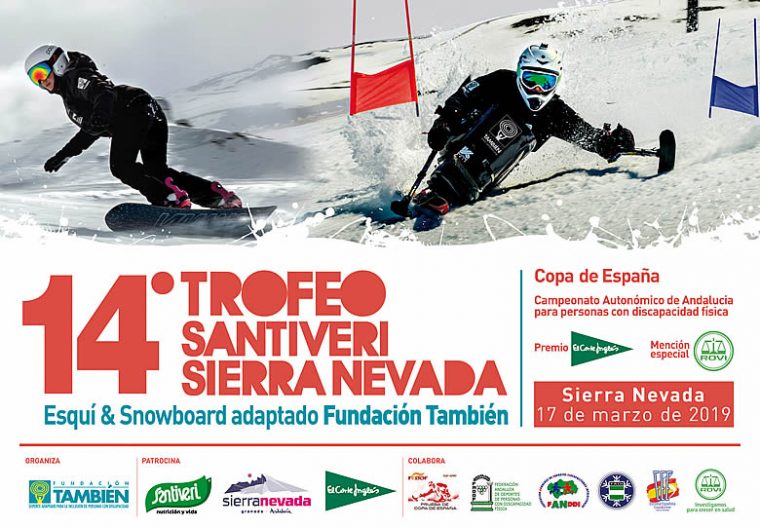 Cartel del 14º Trofeo Santiveri Sierra Nevada, Copa de España, Campeonato de Andalucía, Premio El Corte Inglés y mención especial Rovi.