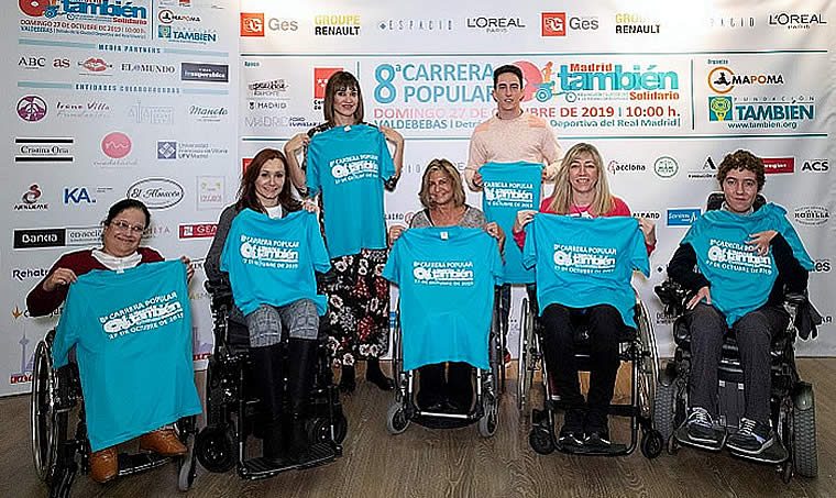 Los deportistas muestran su apoyo a la nueva edición de la Carrera Popular Madrid También Solidario