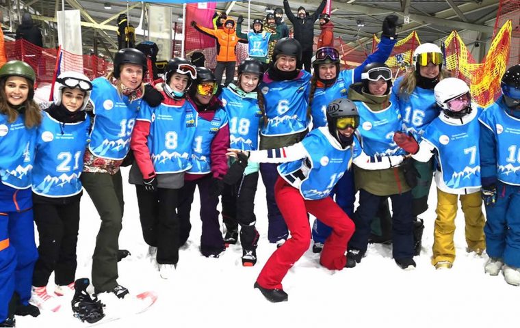 Gran actuación del Equipo de esquí de la Fundación También en la Copa de Europa