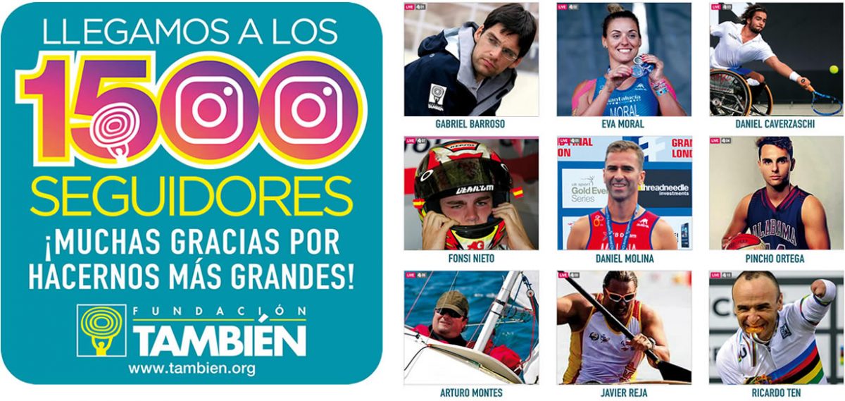 La Fundación También ha superado los 1.500 seguidores en Instagram.