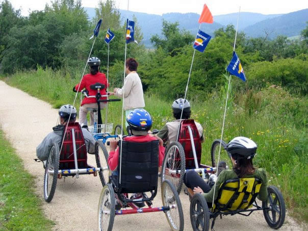 Actividades otoño de la Fundación También: ciclismo adaptado en vías verdes