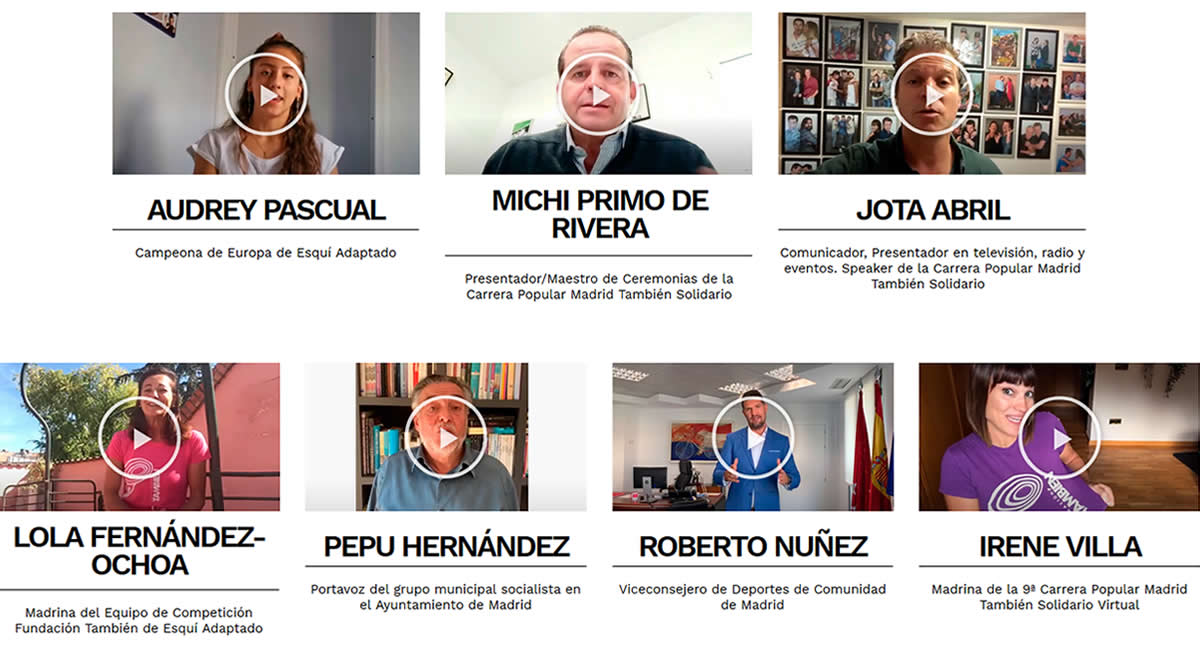 Importantes deportistas, políticos y personalidades de renombre de la vida pública animaron a la participación y se convertieron en motores para la movilización en la carrera más solidaria de España