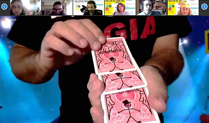 Taller de ilusionismo en la Fiesta de Otoño Bank of America Fundación También