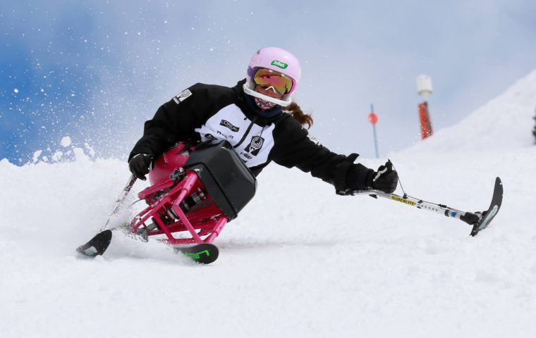 Integrantes del Equipo Fundación También Competición Esquí&Snowboard Adaptado, seleccionadas para el Programa de Tecnificación Nacional de Deportes de Invierno
