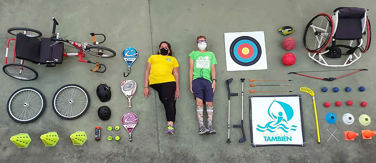 La Fundación También recibe el apoyo de la Comunidad de Madrid en sus Programas de Deporte Inclusivo y de Respiro Familiar a través del Deporte Inclusivo.
