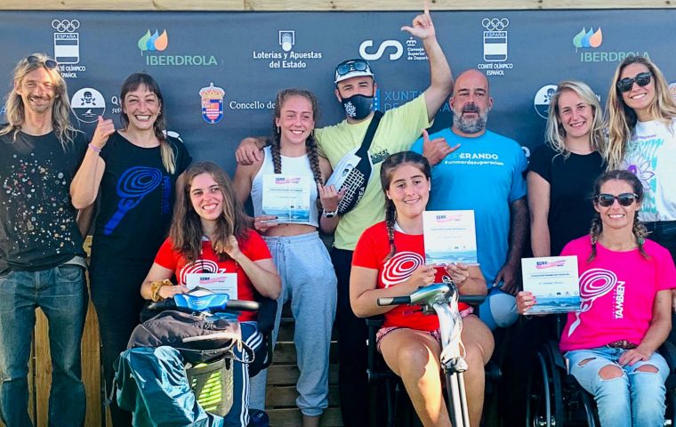 Éxito del Equipo femenino de surf adaptado Fundación También en el Campeonato de España 2021