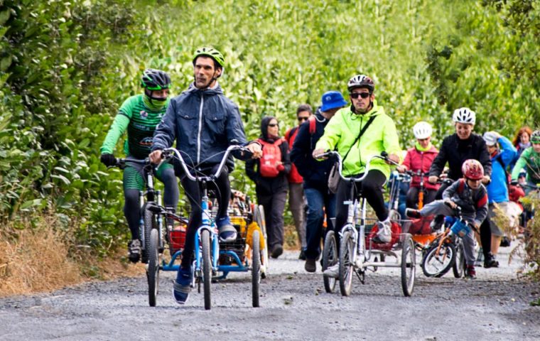 Camino de Santiago 2021 en bicicletas adaptadas con la Fundación También