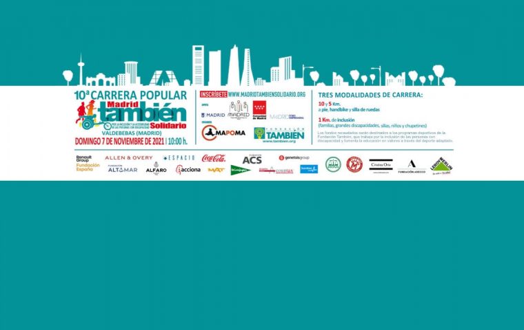 Gracias a los patrocinadores de la la 10ª Carrera Popular Madrid También Solidario