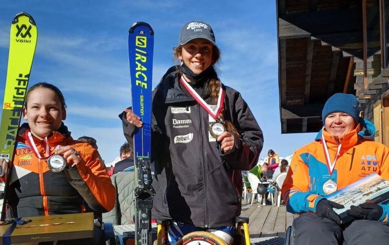 Audrey Pascual gana 4 Oros en la Copa de Europa en las especialidades de Gigante y Slalom.