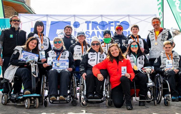 Equipo Fundación También en el 15º Trofeo Santiveri Sierra Nevada de Esquí & Snowboard Adaptado