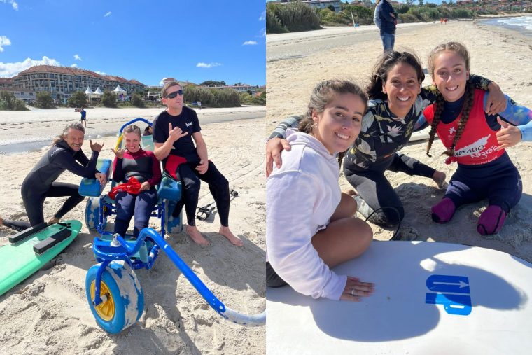 A la izquierda Catalina Alomar, a la derecha María Díaz, junto a Mireia Cabañes y Audrey Pascual.