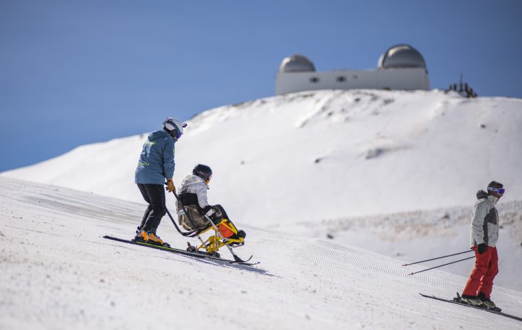 Curso esquí adaptado Fundación También