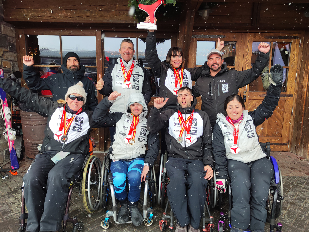 Entrenamientos_Formigal_Equipo_Esqui_Adaptado_Fundacion_Tambien
