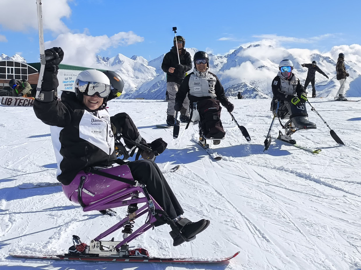 Entrenamientos_Formigal_Equipo_Esqui_Adaptado_Fundacion_Tambien