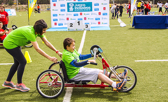 Gran final de los IV Juegos Inclusivos Escolares en el parque Deportivo Puerta de Hierro.
